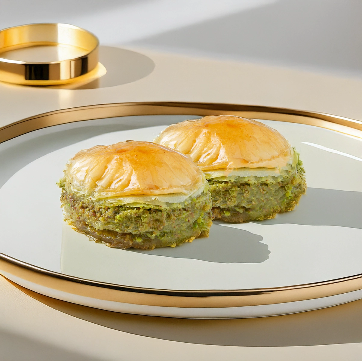 Fıstıklı Mini Burger Baklava